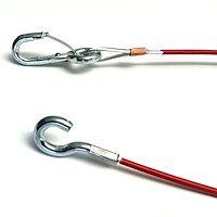 Abreissleine 950 Haken/Federhaken